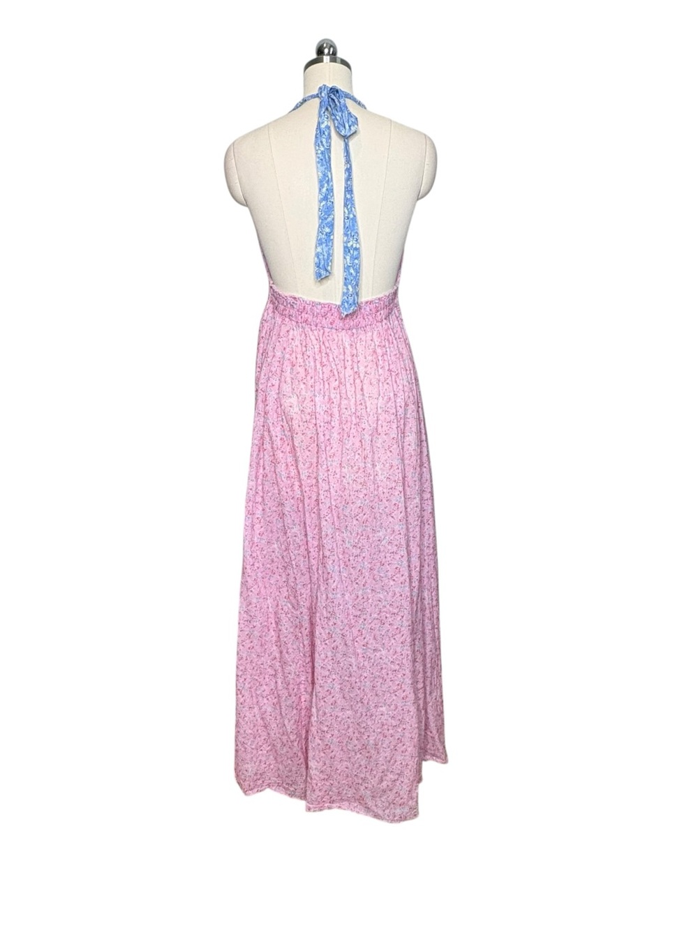 Love Shack Fancy Love Re-Edition Floral Halter Dress | M - Picture 3 of 9